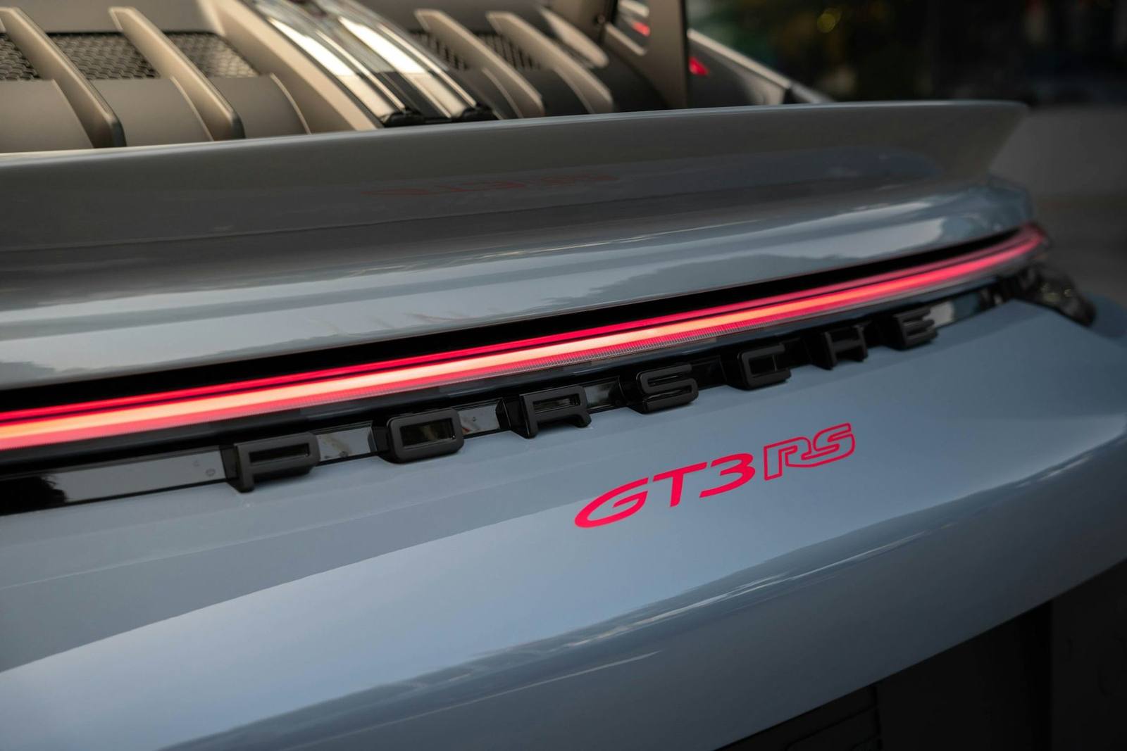 Porsche 911 GT3 RS, signature lumineuse arrière